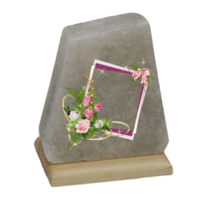 Gül Çerçeveli Tuz Lambası